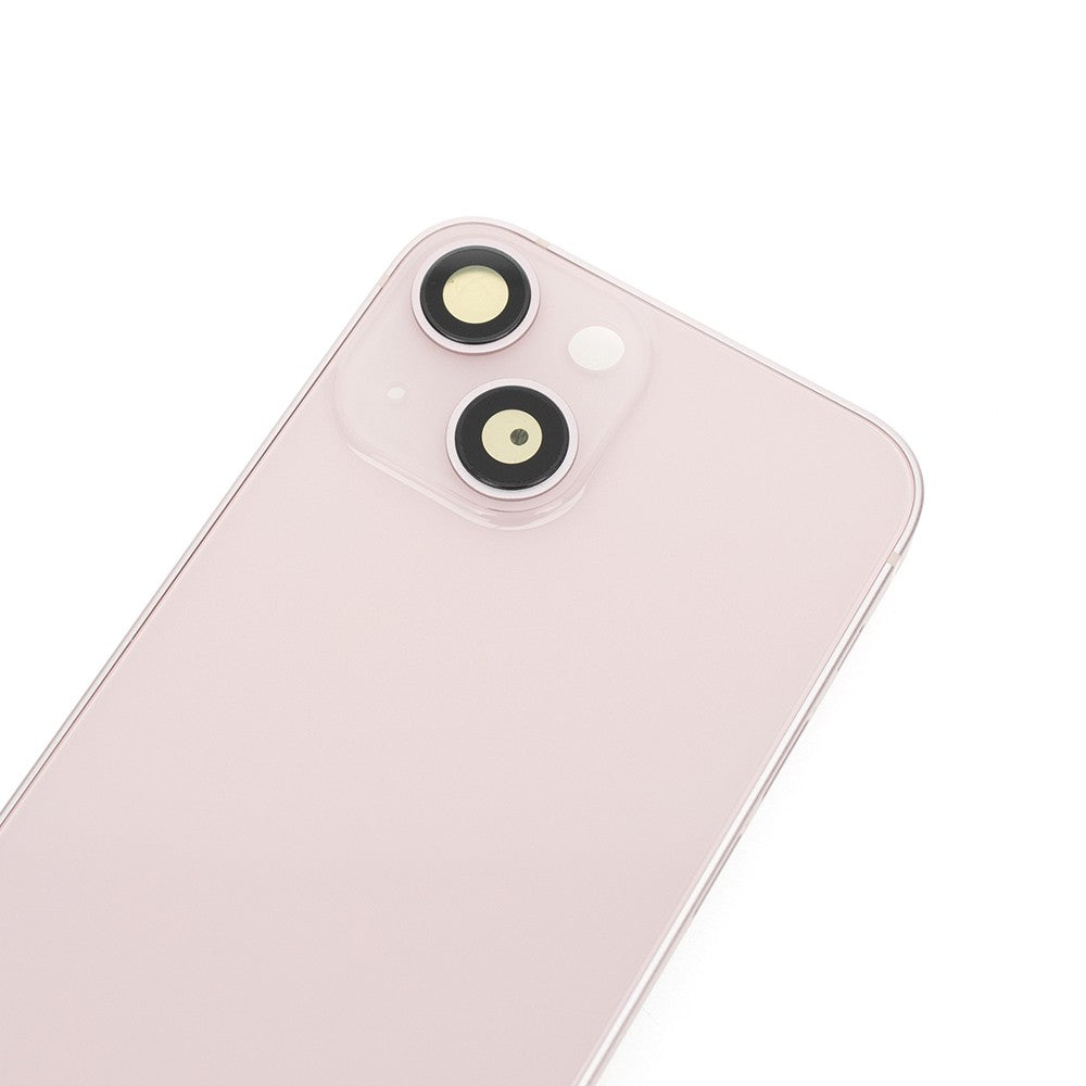 Rear Housing for iPhone 13 mini (NO LOGO)-Pink Rear Housing for iPhone 13 mini (NO LOGO)-Pink